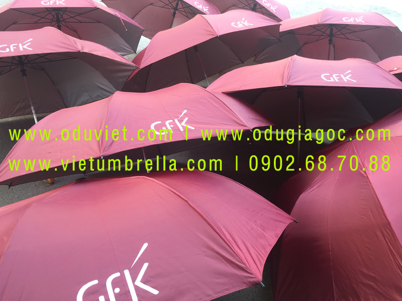 xưởng sản xuất ô dù cầm tay in logo quảng cáo